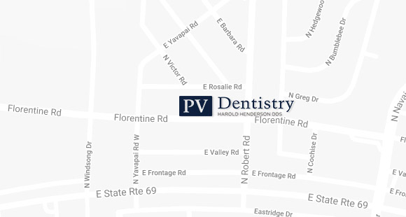 Google map to pv dental